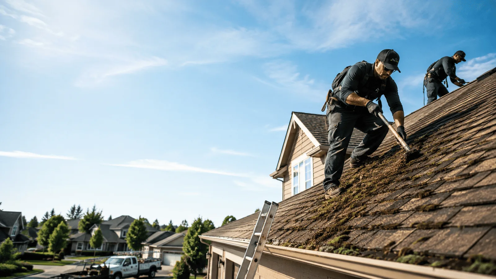 Roof Moss Removal in Port Wing, WI near me